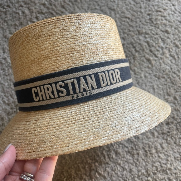 Dior RESORT SMALL BRIM HAT-Size 58 - Picture 1 of 6